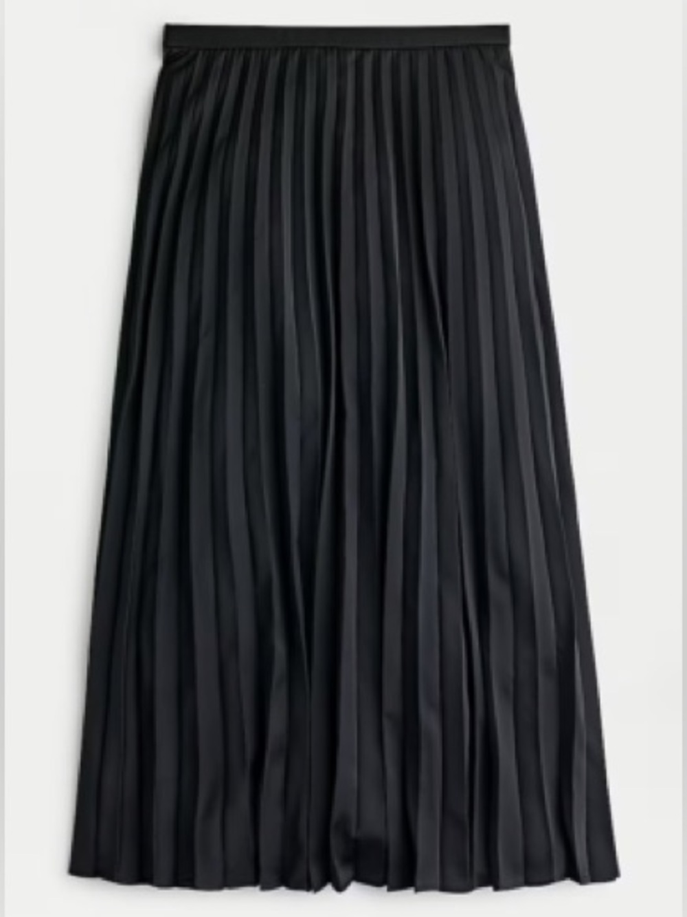 J. Crew Black Pleated Women's Skirt